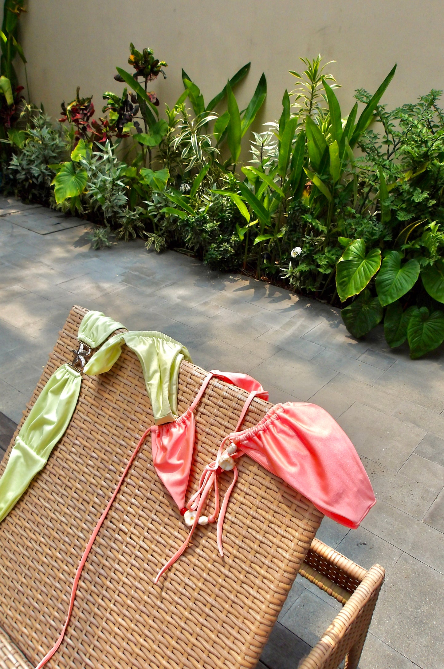 SOLD OUT | Triangle Bikini Top - Coral